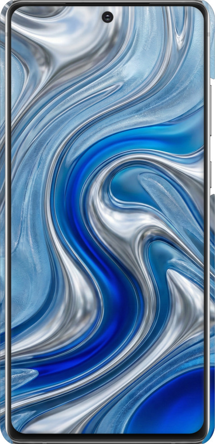 3D пластиковый матовый чехол Liquid Chrome для Samsung Galaxy Note 20 - 6781m-2036 изображение 
