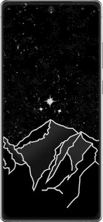 Силіконовий чехол Мінімалістичний гірський краєвид для Samsung Galaxy Note 20 - 6438u-2036 изображение 