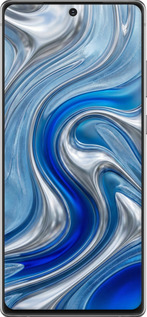 Силіконовий чехол Liquid Chrome для Samsung Galaxy Note 20 - 6781u-2036 изображение 