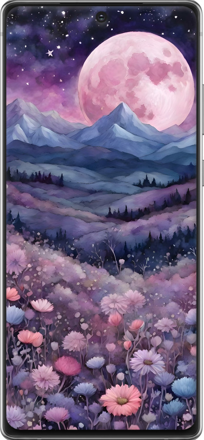 Силіконовий чехол Ніч місяць арт для Samsung Galaxy Note 20 - 6319u-2036 изображение 