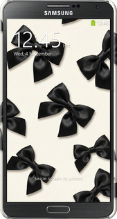 3D пластиковый глянцевый чехол Dark Coquette для Samsung Galaxy Note 3 N9000 - 6765c-29 изображение 