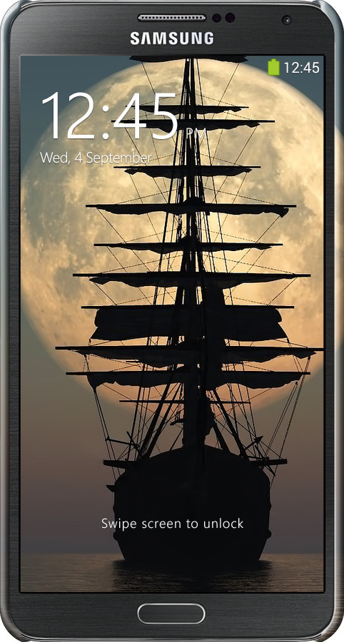 3D пластиковый глянцевый чехол Корабль для Samsung Galaxy Note 3 N9000 - 5998c-29 изображение 