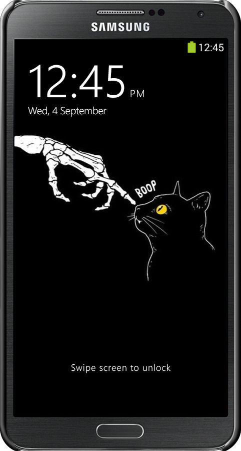 3D пластиковый глянцевый чехол Кошка для Samsung Galaxy Note 3 N9000 - 6505c-29 изображение 