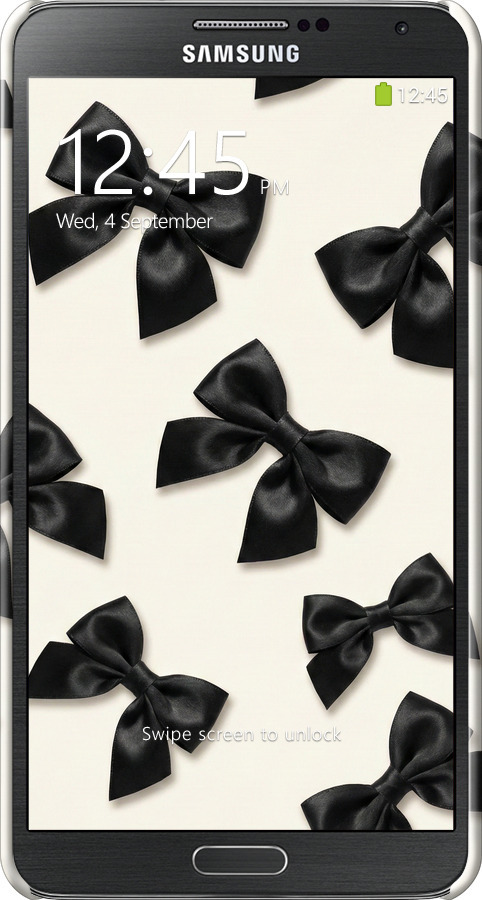 3D пластиковый глянцевый чехол Dark Coquette для Samsung Galaxy Note 3 N9000 - 6765c-29 изображение 