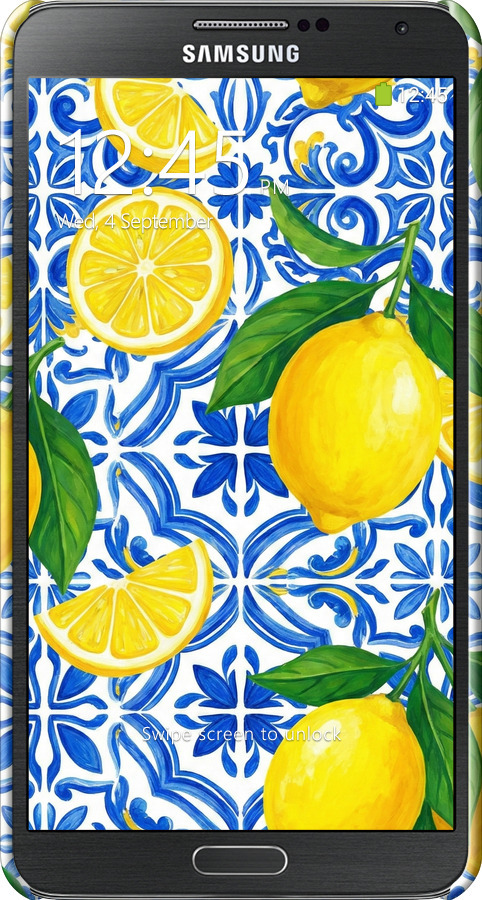 3D пластиковый глянцевый чехол Grocery Girl Italian Summer для Samsung Galaxy Note 3 N9000 - 6766c-29 изображение 