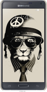 3D пластиковый глянцевый чехол tattoo soldier для Samsung Galaxy Note 4 N910H - 4165c-64 изображение 