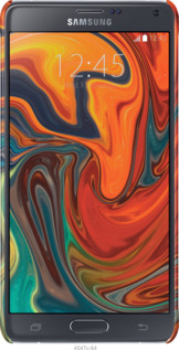 3D пластиковый матовый чехол Абстрактный фон для Samsung Galaxy Note 4 N910H - 4547m-64 изображение 