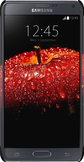 3D пластиковый матовый чехол Яблоко для Samsung Galaxy Note 4 N910H - 6022m-64 изображение 
