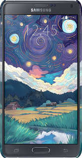 3D пластиковий глянцевий чехол Креативний арт для Samsung Galaxy Note 4 N910H - 6322c-64 изображение 
