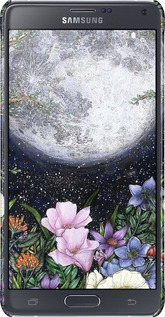 3D пластиковий глянцевий чехол Північ у саду II для Samsung Galaxy Note 4 N910H - 6424c-64 изображение 
