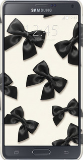 3D пластиковый глянцевый чехол Dark Coquette для Samsung Galaxy Note 4 N910H - 6765c-64 изображение 