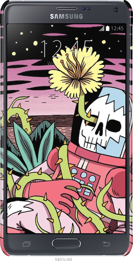3D пластиковий матовий чехол № 5401 для Samsung Galaxy Note 4 N910H - 5401m-64 изображение 