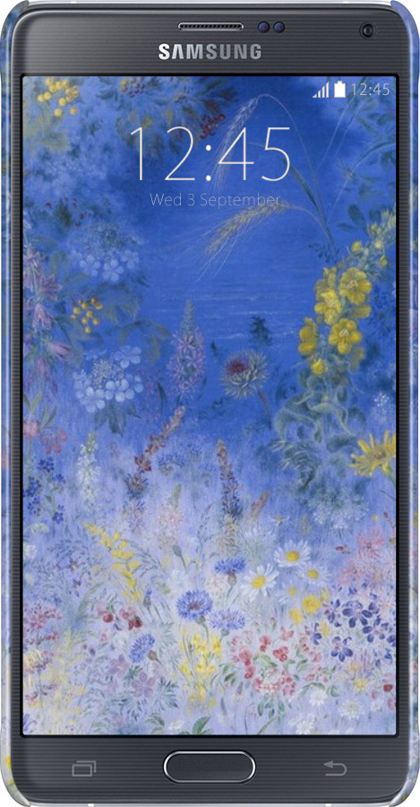 3D пластиковий глянцевий чехол Білокур для Samsung Galaxy Note 4 N910H - 5908c-64 изображение 