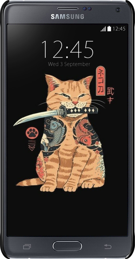 3D пластиковий глянцевий чехол Catana для Samsung Galaxy Note 4 N910H - 6262c-64 изображение 