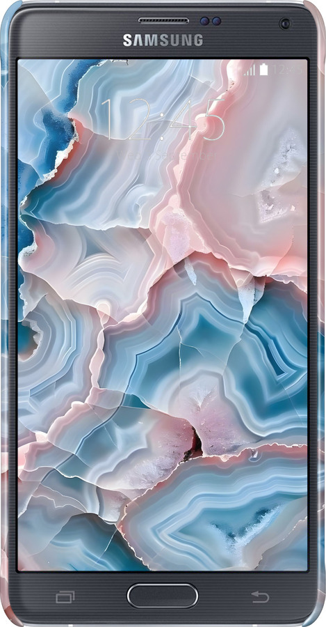3D пластиковий глянцевий чехол Мрамор для Samsung Galaxy Note 4 N910H - 6306c-64 изображение 