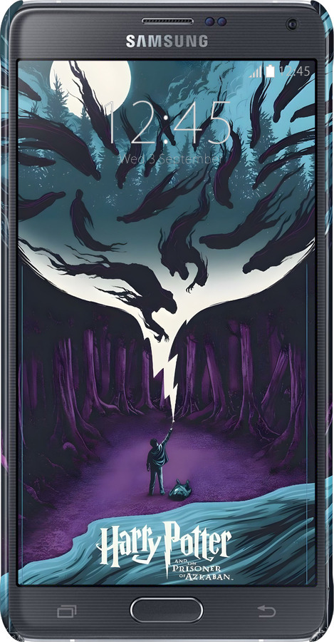 3D пластиковий глянцевий чехол Гаррі Поттер 2 для Samsung Galaxy Note 4 N910H - 6337c-64 изображение 