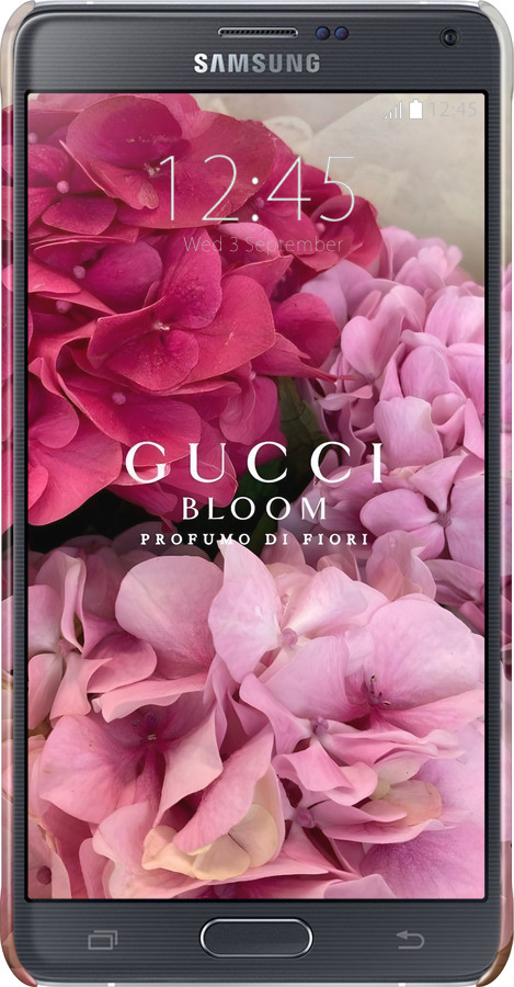 3D пластиковый матовый чехол Гучи для Samsung Galaxy Note 4 N910H - 6341m-64 изображение 