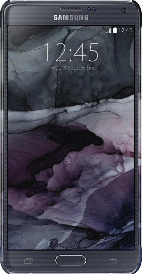 3D пластиковий глянцевий чехол Абстрактні картини та мистецтво для Samsung Galaxy Note 4 N910H - 6434c-64 изображение 