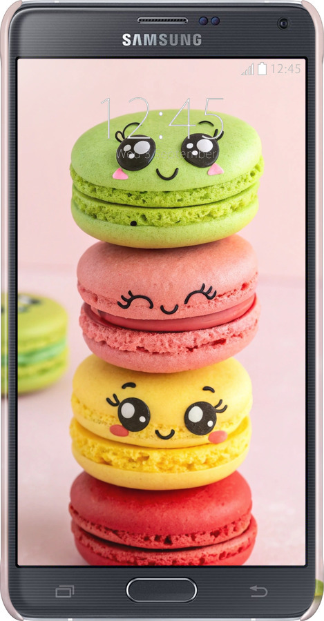 3D пластиковий глянцевий чехол Печиво для Samsung Galaxy Note 4 N910H - 6693c-64 изображение 