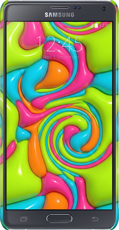 3D пластиковый глянцевый чехол Y2K Jelly Dream для Samsung Galaxy Note 4 N910H - 6780c-64 изображение 