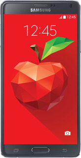 Силиконовый чехол Яблоко для Samsung Galaxy Note 4 N910H - 4696u-64 изображение 