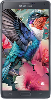 Силіконовий чехол Казкова колібрі для Samsung Galaxy Note 4 N910H - 6051u-64 изображение 