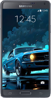 Силіконовий чехол Форд мустанг для Samsung Galaxy Note 4 N910H - 6374u-64 изображение 