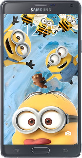 Силіконовий чехол Миньоны для Samsung Galaxy Note 4 N910H - 6386u-64 изображение 