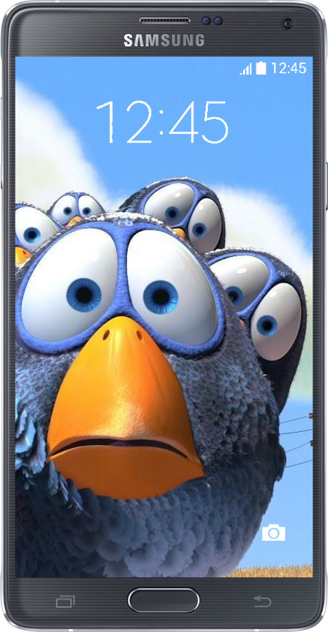 Силіконовий чехол Angry Birds для Samsung Galaxy Note 4 N910H - 6008u-64 изображение 