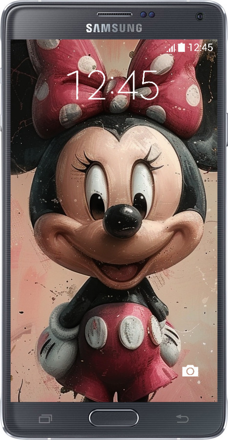 Силиконовый чехол Minnie Mouse для Samsung Galaxy Note 4 N910H - 6054u-64 изображение 