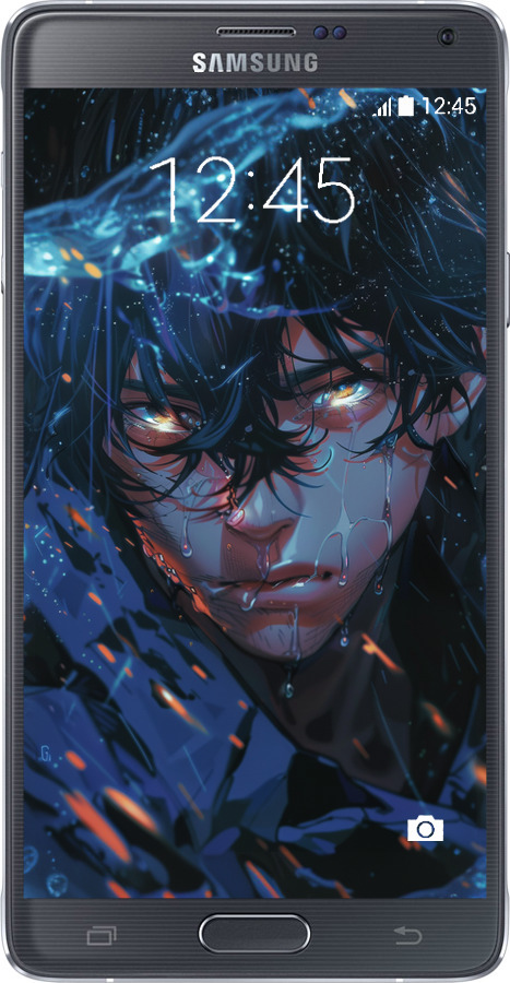 Силиконовый чехол Satoru Gojou для Samsung Galaxy Note 4 N910H - 6128u-64 изображение 