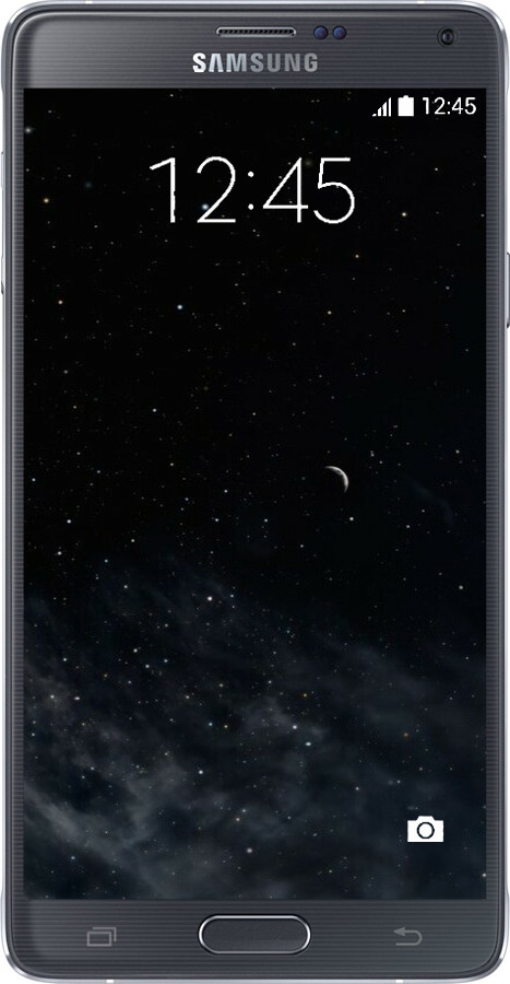 Силиконовый чехол Ночное небо для Samsung Galaxy Note 4 N910H - 6451u-64 изображение 
