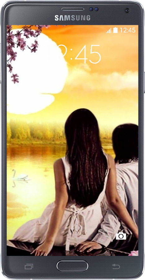 Силиконовый чехол Sunset для Samsung Galaxy Note 4 N910H - 6607u-64 изображение 