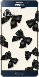 3D пластиковый матовый чехол Dark Coquette для Samsung Galaxy Note 5 N920C - 6765m-127 изображение 