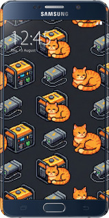 3D пластиковий матовий чехол Autonomous Zone для Samsung Galaxy Note 5 N920C - 6771m-127 изображение 