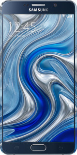 3D пластиковый глянцевый чехол Liquid Chrome для Samsung Galaxy Note 5 N920C - 6781c-127 изображение 