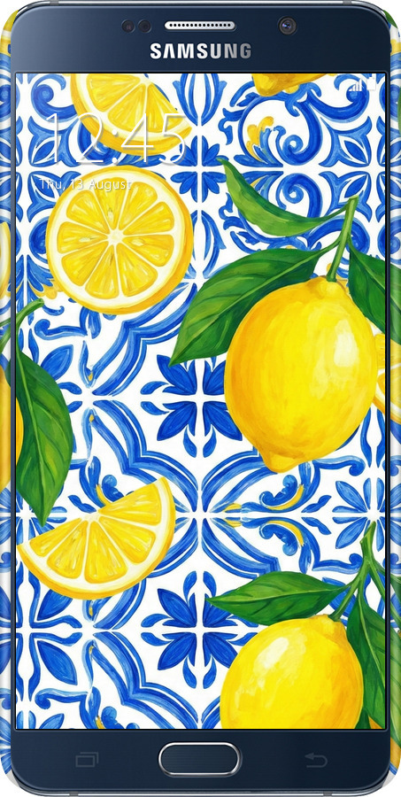 3D пластиковый матовый чехол Grocery Girl Italian Summer для Samsung Galaxy Note 5 N920C - 6766m-127 изображение 