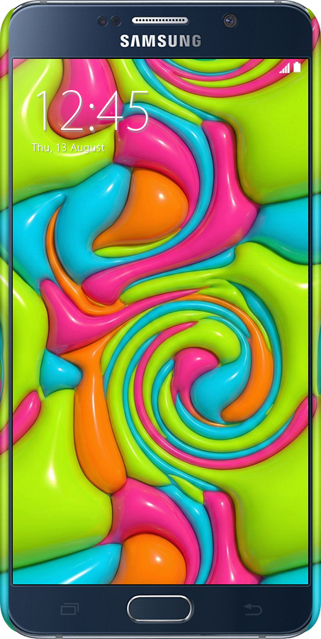 3D пластиковий матовий чехол Y2K Jelly Dream для Samsung Galaxy Note 5 N920C - 6780m-127 изображение 