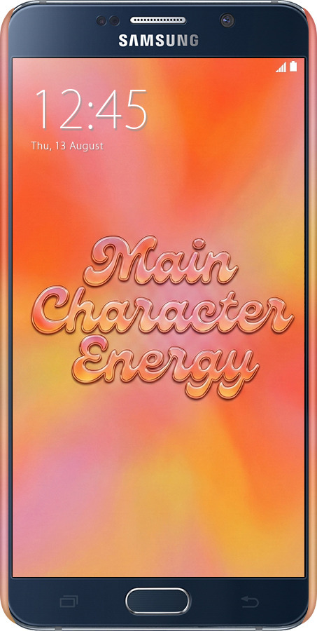 3D пластиковый глянцевый чехол Aura Gradient Main Character Energy Aesthetic Y2K для Samsung Galaxy Note 5 N920C - 6783c-127 изображение 