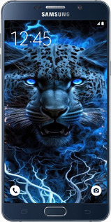 2D пластиковый чехол Ледяной леопард для Samsung Galaxy Note 5 N920C - 6460t-127 изображение 