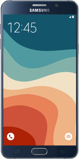 2D пластиковый чехол В стиле ретро с волнами для Samsung Galaxy Note 5 N920C - 6531t-127 изображение 