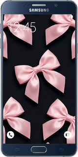 2D пластиковий чехол Coquette Ribbons Dark Coquette для Samsung Galaxy Note 5 N920C - 6767t-127 изображение 