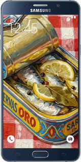 2D пластиковий чехол Vintage Sardine Tin Phone для Samsung Galaxy Note 5 N920C - 6772t-127 изображение 