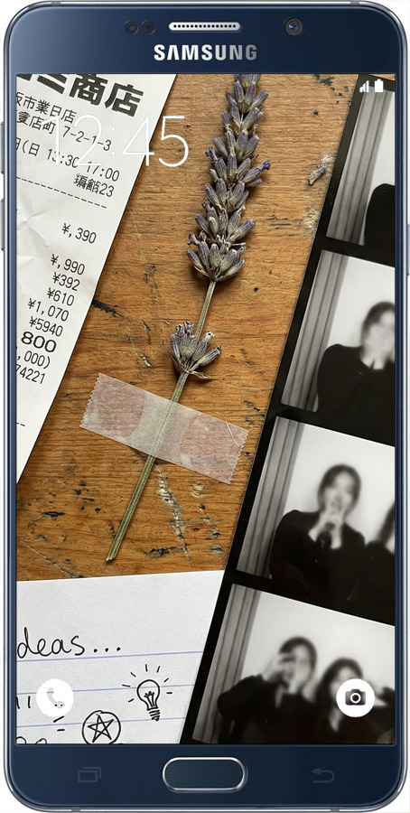 2D пластиковий чехол Aesthetic Scrapbook Collage для Samsung Galaxy Note 5 N920C - 6773t-127 изображение 