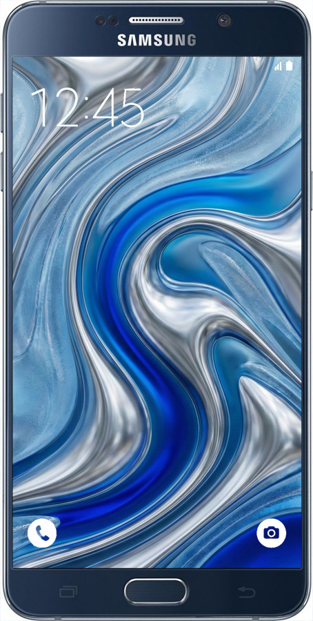 2D пластиковый чехол Liquid Chrome для Samsung Galaxy Note 5 N920C - 6781t-127 изображение 