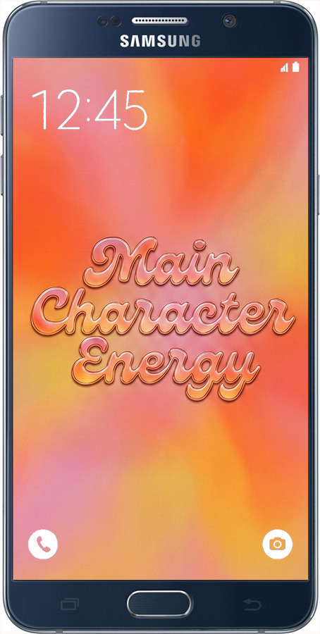 2D пластиковый чехол Aura Gradient Main Character Energy Aesthetic Y2K для Samsung Galaxy Note 5 N920C - 6783t-127 изображение 