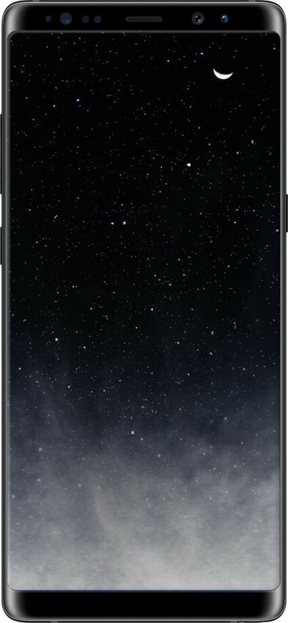 TPU чехол Сині хмари, Синій місяць для Samsung Galaxy Note 8 - 6396b-1020 изображение 