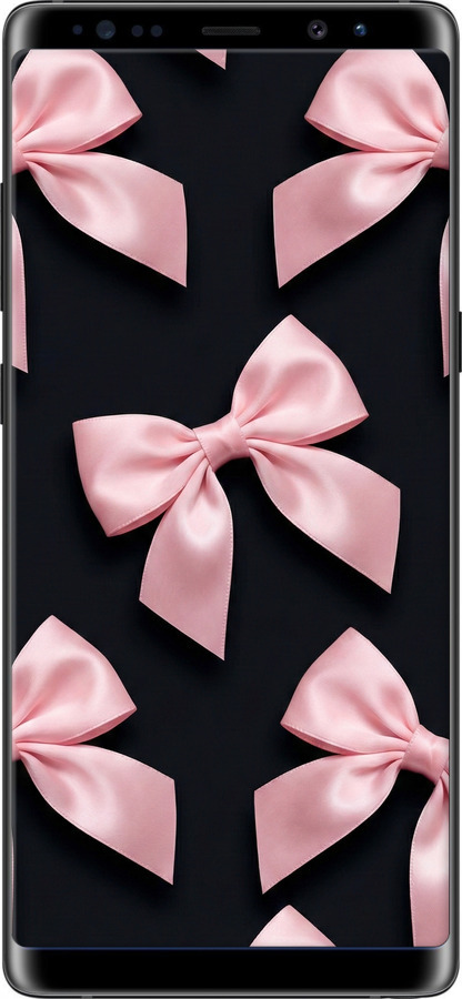 TPU чехол Coquette Ribbons Dark Coquette для Samsung Galaxy Note 8 - 6767b-1020 изображение 