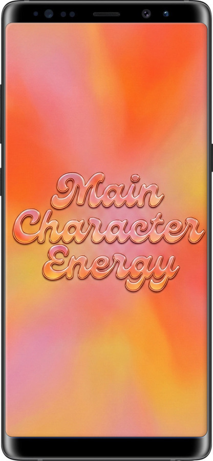 TPU чехол Aura Gradient Main Character Energy Aesthetic Y2K для Samsung Galaxy Note 8 - 6783b-1020 изображение 