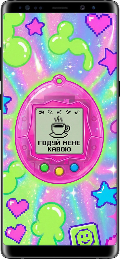 TPU чехол Y2K Aesthetic Retro Pet: Годуй мене кавою для Samsung Galaxy Note 8 - 6784b-1020 изображение 